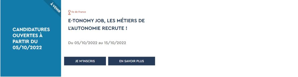 Emploie a venir